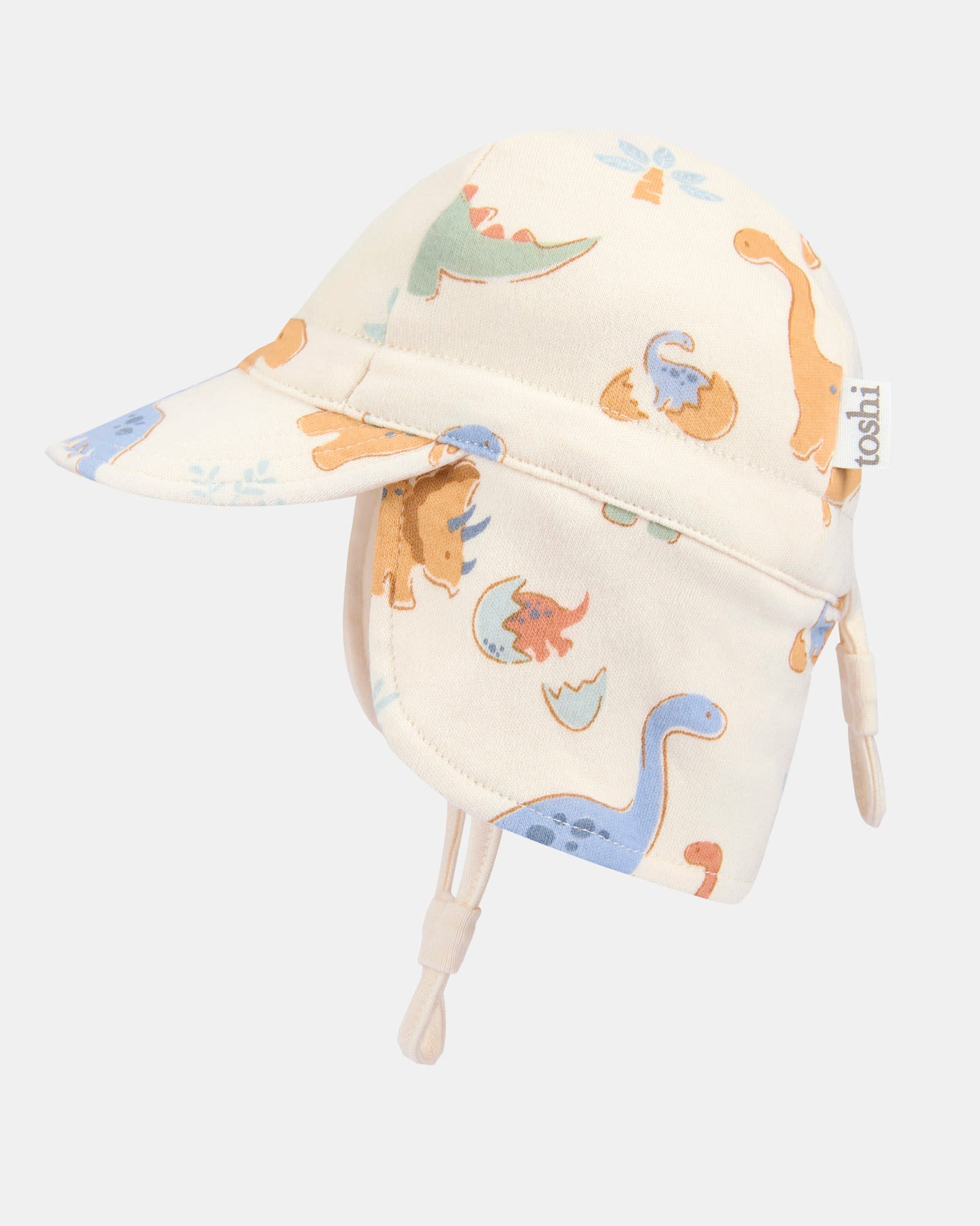 Toshi Flap Cap Harvest Dino Bubs Sun Hat Xs