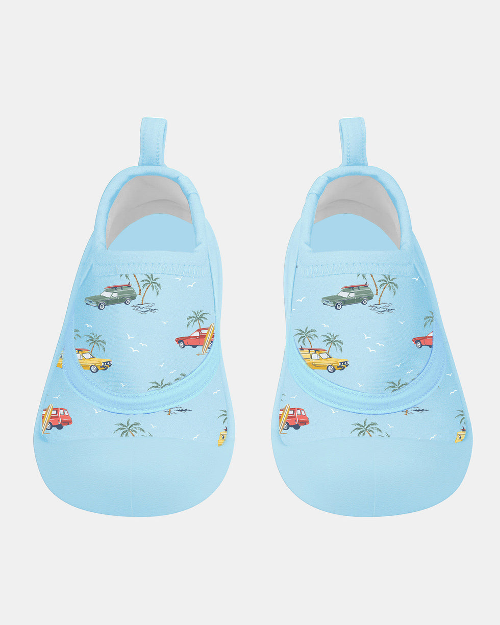 Toshi Reef Booties for Babies and Toddlers Swell Seekers Sky Size 4