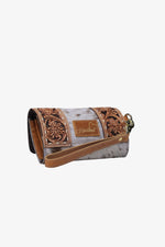 Heartbeat Horizon Cowhide Leather Wallet