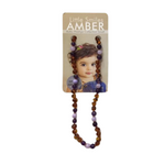 Little Smiles Amber & Gemstone Necklace Teething 33-35cm