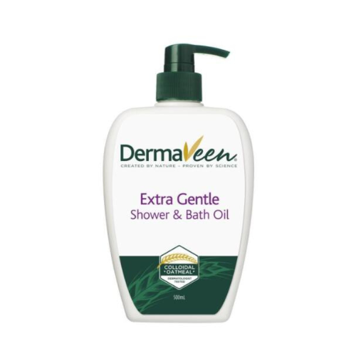 DermaVeen Extra Gentle Shower and Bath Oil - 500ml