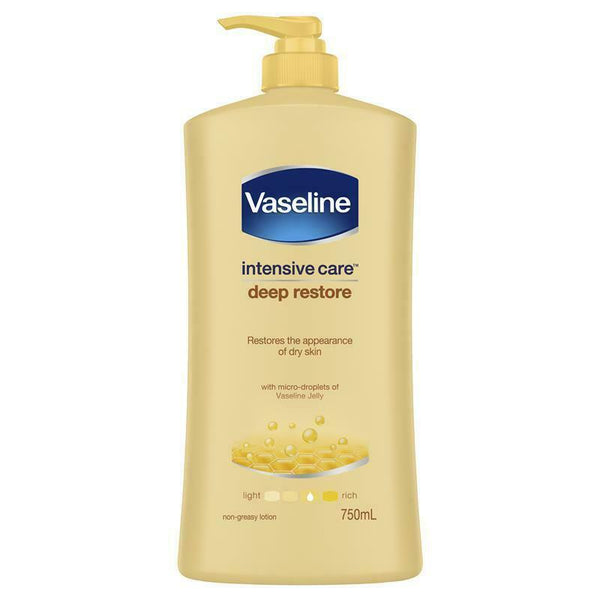 Vaseline Intensive Care Deep Restore Lotion 750mL