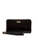 Serenade Leather Leopard Zip Around Patent Leather Wallet With RFID WH716