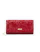 Serenade Leather Amira Large  Patent Leather Wallet With Rfid
