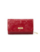 Serenade Leather Amira Medium Patent Leather Wallet With Rfid