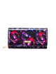 Serenade Leather Amethyst Rose Large  Patent Leather Wallet With Rfid