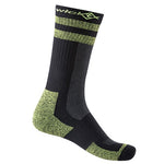 WickTx Coolmax Mid Length Sock HiVis Yellow Black