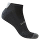 WickTX Ankle Reflection Sock Black Marle/Coal Marle