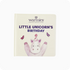 Little Unicorns Birthday Book