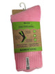 Bamboo Socks Heavy Duty Pink 2-8
