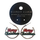 Wicked Sista Merry Christmas Hoops Silver Earrings