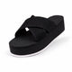 Indosole Women’s Platform Cross Sneaker Sole Black Sea Salt Sole 6 to 7