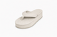 Indosole Women’s Platform Thongs Sea Salt Size 6 to 7