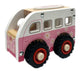 ToysLink Wooden Pink Kombi Wheelie Toy Vehicle