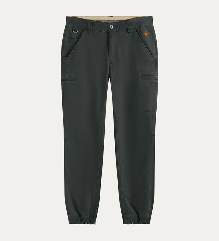 Hammer + Field Pant Cuffed Stretch Seam Charcoal 87 Regular