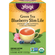 Yogi Tea Green Tea Blueberry Slim Life Herbal Tea Bags 16 Pack