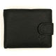 Zeneeba Mens Cow Leather Wallet Black