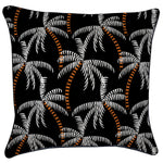 Escape to Paradise Cushion Cover With Black Piping Tavarua 60CM X 60CM