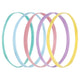 Lady Jayne Pastel Snagless Elastomer Elastics Assorted 50 Pack