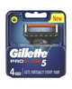 Gillette Fusion ProGlide Manual Refill Blades 4 pack