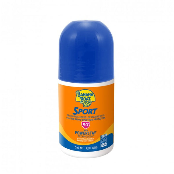 Banana Boat Sport Roll On Sunscreen SPF 50+ 75ml