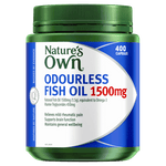 Nature's Own Odourless Fish Oil 1500MG Caps 400