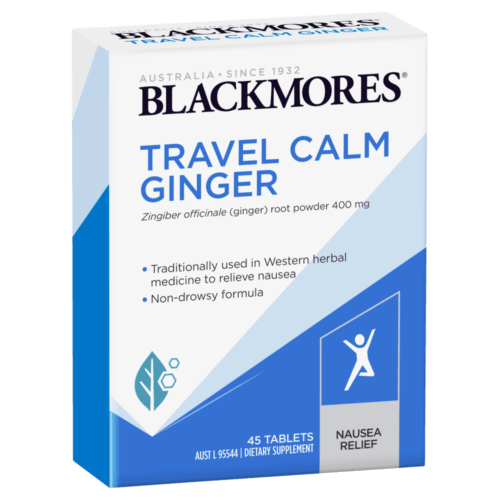 Blackmores Travel Calm Ginger Tabs 45