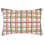 Escape to Paradise Cushion Cover With Piping Colour Mesh White 35CM X 50CM