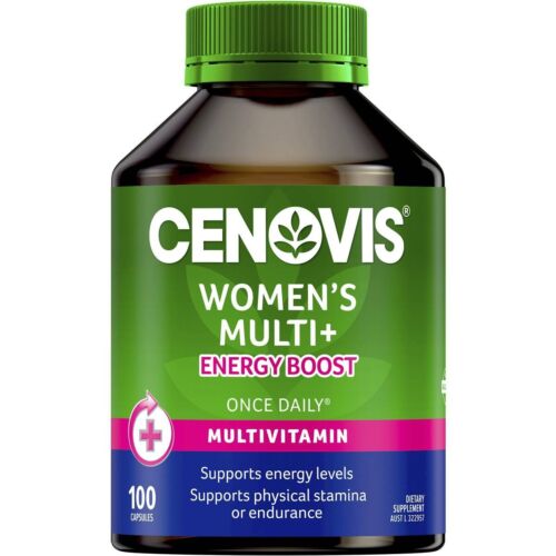 Cenovis Women's Multi + Energy Boost 100 Capsules