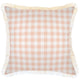 Escape to Paradise Cushion Cover Coastal Fringe Ginglam Peach 45CM X 45CM
