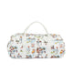 Magnolia Lounge Alice In Wonderland Canvas Zip Top Duffle Bag For Travel And Gym