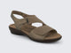 Homyped Avril Orthotic Friendly Leather Sandal Taupe