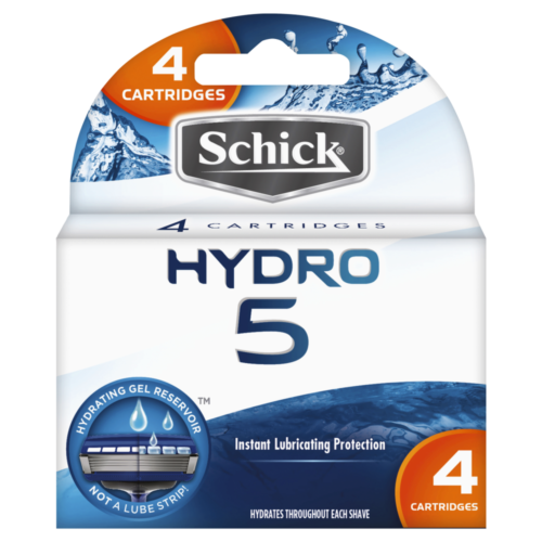 Schick Hydro 5 Blade Refills 4 Cartridges