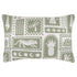 Escape to Paradise Cushion Cover With Piping Naxos Sage 35CM X 50CM