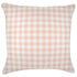 Escape to Paradise Cushion Cover With Piping Ginglam Peach 60CM X 60CM