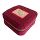 Escape to Paradise Small Corduroy Jewellery Box Pink Shell