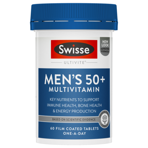 Swisse Men's Ultivite 50+ Multivitamin 60 Tablets