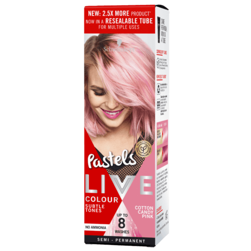 Schwarzkopf Live Colour Pastels Cotton Candy Pink 75ml