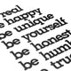 Hoagard Be Yourself Wall Art 1x51x51CM