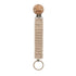 BIBS Knitted Pacifier Clip Vanilla