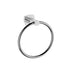 Ania Luxus Towel Ring Wall Mounted Bathroom Hand Towel Holder in Chrome Finish