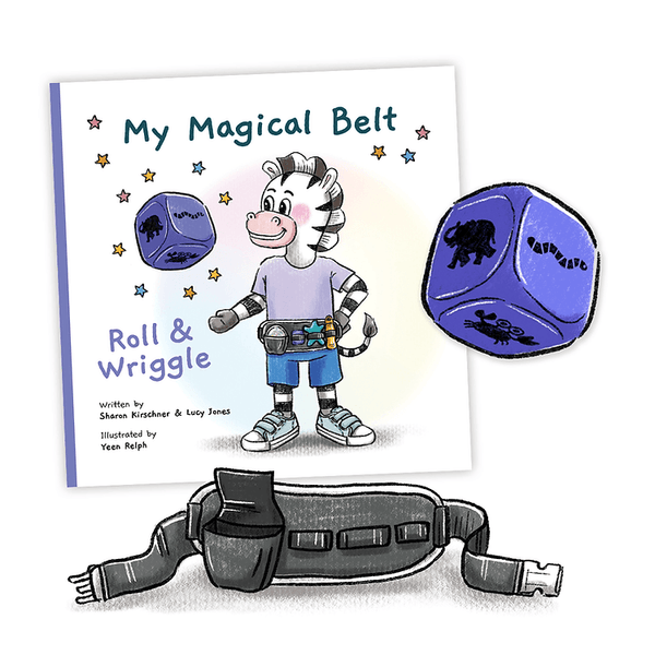 My Magical Belt Roll & Wriggle Book, Movement Dice and Belt