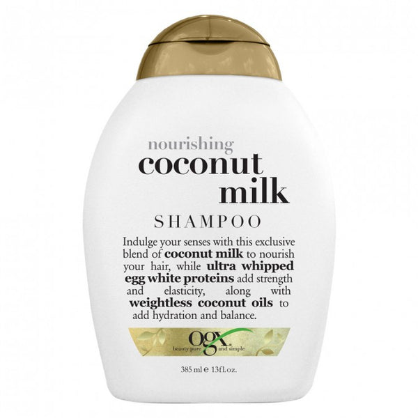 OGX Nourishing + Hydrating Coconut Milk Shampoo For Dry Hair 385ml