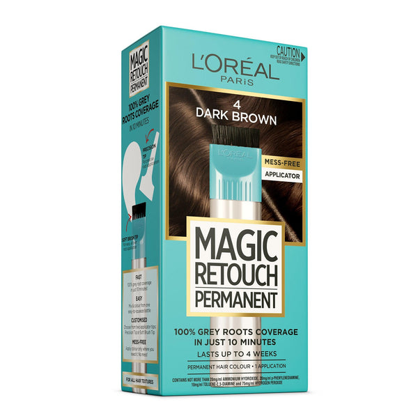 L'Oreal Paris Magic Retouch Permanent 4 Dark Brown