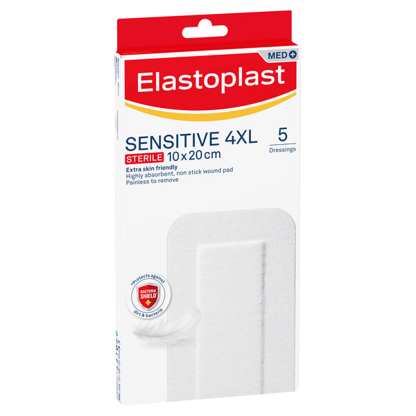 Elastoplast Sensitive Dressing 4XL 5 Pack