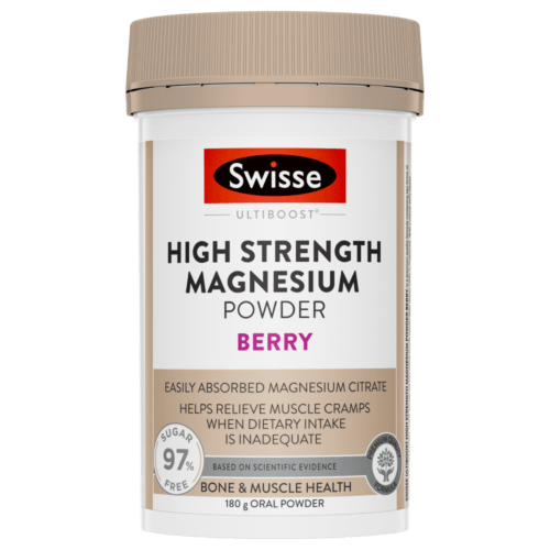 Swisse Ultiboost High Strength Magnesium Powder Berry 180G