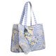 Escape to Paradise Striped Beach Bag Lovely Lavender