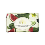 The English Soap Company Cucumber and Watermelon Boxed Soap Bar 190G