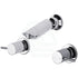 Ania Quarter Turn Shower Set Chrome Finish