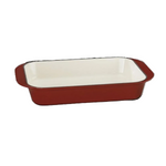Cuisinart Chef’s Classic Enameled Cast Iron Roasting and Lasagna Pan 14 Inch Cardinal Red - Refurbished